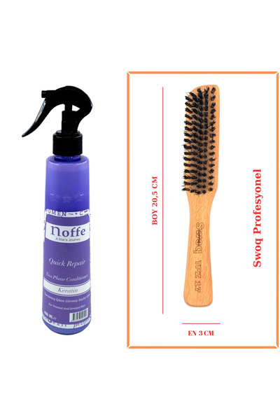 SWOQ TPZ17 PROFESIONALNA ČETKA SA KOPČOM I FEN SA KERATINOM 400ML