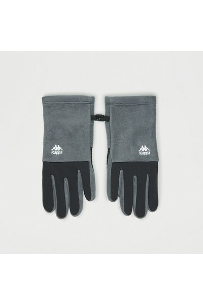 Kappa Textured Panelled Gloves With Logo Detail