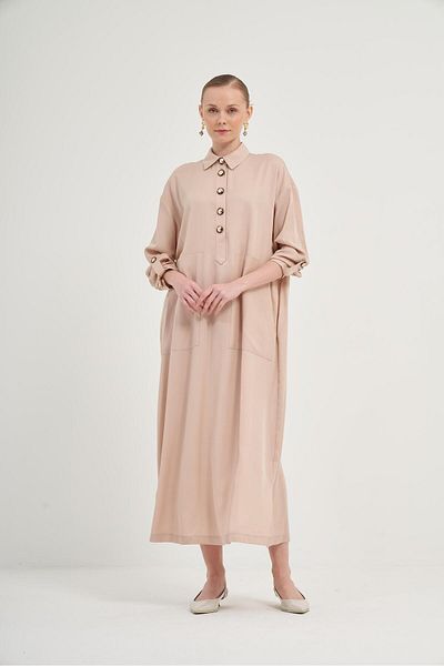 FTZ WOMEN Ftz Tansel Dress Beige 31004