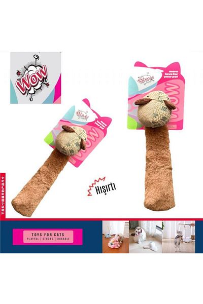 WOW Cat Toy Long Tail Mouse