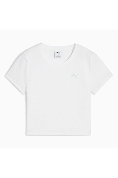 Puma Γυναικείο λευκό μπλουζάκι Dare To (629806-02)