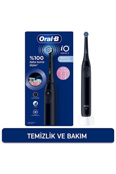 Oral-B iO 2 Şarjlı Diş Fırçası – Gece Siyahı