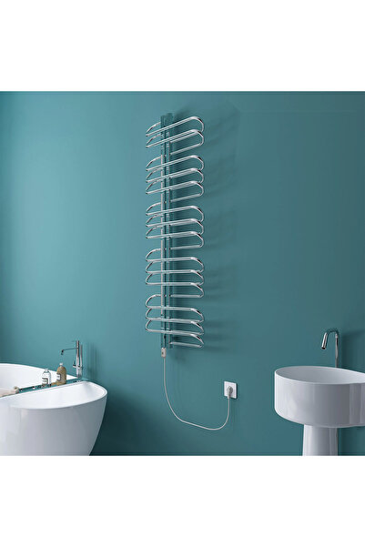 1500x500mm Elektrikli Paslanmaz Çelik Parlak Havlupan Sağ Kollektör Bloom