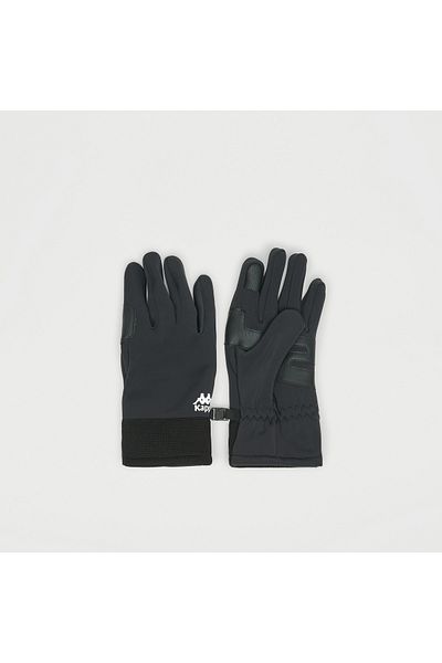 Kappa Textured Panelled Gloves With Logo Detail