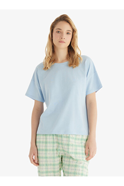 Blackspade Kadın T-Shirt 60547 - Mavi