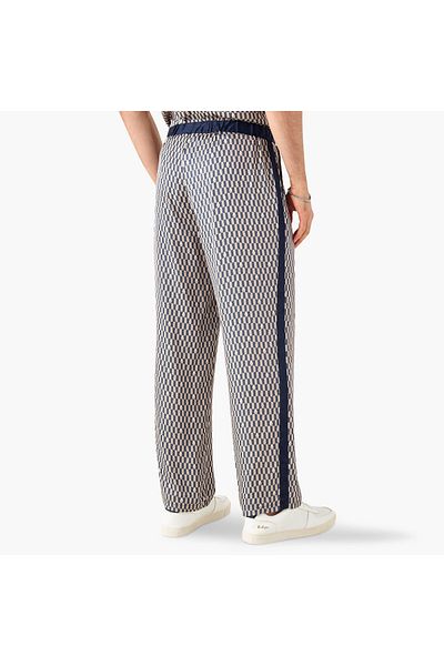 Emperor Printed Flexi Waist Pants With Elasticated Waistband