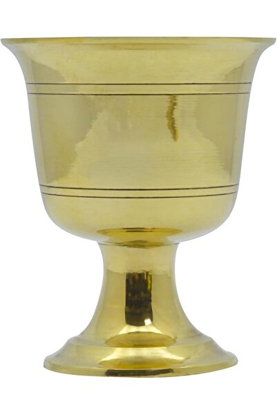 RAJ BMS003 12.5cm Brass Mortar & Pestle – Manual Grinder, Garlic Crusher, Spice Mixer