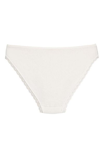 YILDIZ 6 Τεμάχια Star Lycra Lace Bato Panties Ecru 3752