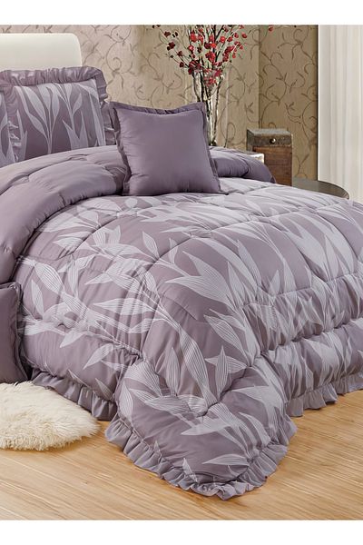 Generic Comforter Set 4 Piece Single Size Elegant Bedspread Lightweight Comforter Suitable for All Seasons