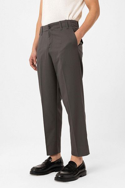 Antioch Khaki High Waist Straight Fit Men's Pants