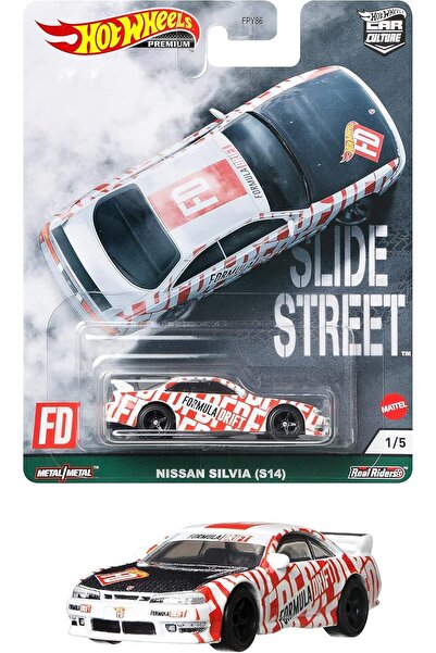 HOT WHEELS Premium Slide Street Nissan Silvia (S14)