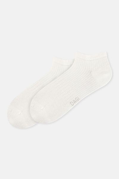 Dagi Ecru Women's Bamboo Booties Socks