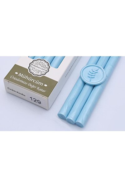 Profisher Mühür Mumu Çubuk 11mmx120mm 10 Lu Paket Model: 129 Mavi Bulut