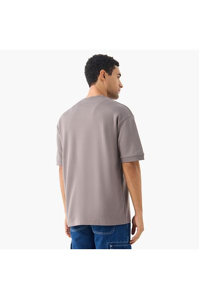 SP Characters Squid Games Print Crew Neck T-shirt With Short Sleeves