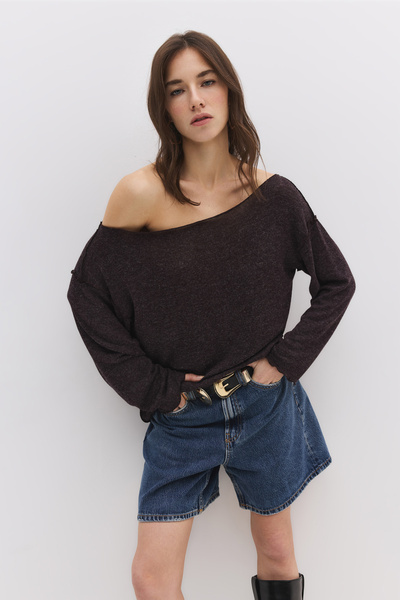 No Matter What Boat Neck Flowy Blouse