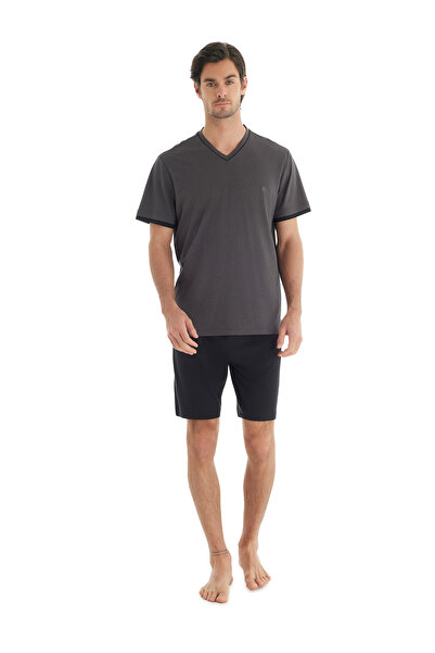 Blackspade Ανδρικό Σετ Πιτζάμες 3 τεμαχίων 40701 (Ανθρακί)