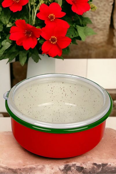 İnci Emaye No. 18 Enamel Storage Container