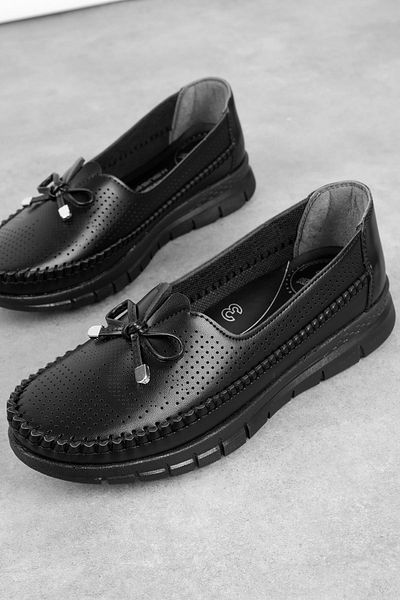 Lal Shoes & Bags Pantofi casual Como pentru femei cu detaliu fundă-negri