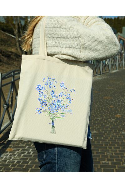 designedfy Flower 2 Waterproof Printed Cloth Bag