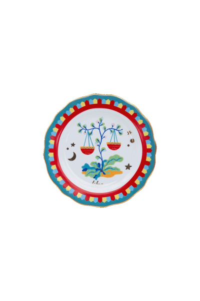 Baci Milano Zodiac Vibe Pasta Tabağı Terazi Burcu 16 cm