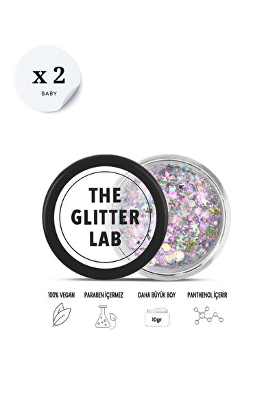 The Glitter Lab 2 Adet Baby Glitter – Avantajlı Paket