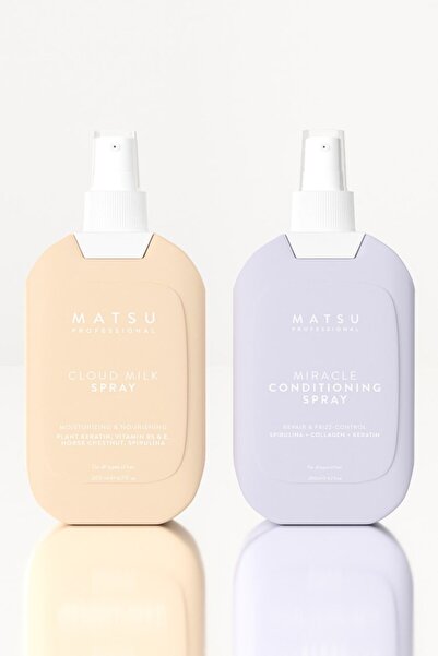 MATSU Yoğun Nemlendirici ve Elektriklenme Karşıtı Saç Bakım Seti