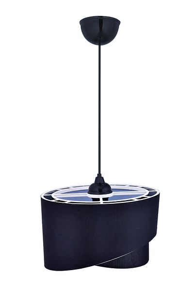 Emg DesiGn Ellipse 2 Tier Fabric Cake Chandelier Children's Room Bedroom Living Room Kitchen Hall