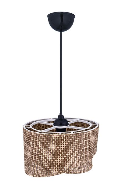 Emg DesiGn Ellipse 2 Tier Fabric Cake Chandelier Children's Room Bedroom Living Room Kitchen Hall