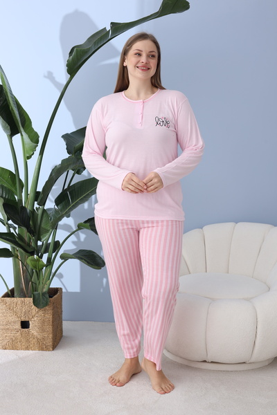 BEYAZTOPTAN Good Quality Bamboo Long Sleeve Battal Pajama Set