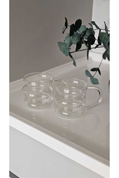 daimahome 2'li Borosilikat Cam Kupa