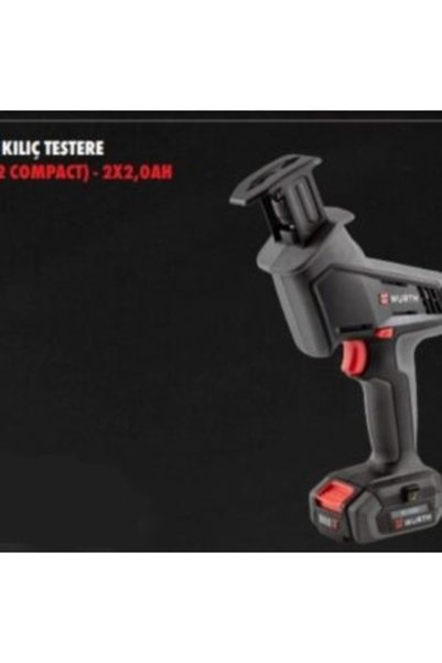WÜRTH Akülü Kılıç Testere (AFS 12 CMPCT) 2x2,0Ah Master M-Cube - Güçlü ve Kompakt Kesim Makinesi