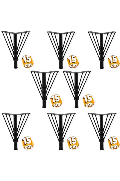 Anadolu TELLİ ÜÇGEN BAZA,SEHPA,ÜNİTE,DOLAP MOBİLYA AYAĞI 8 ADET