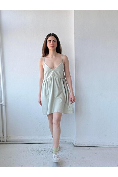 Retrobird Γυναικείο φόρεμα για νερό πράσινο Μίνι φόρεμα με λουράκι Ιουνίου