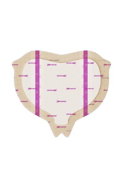 MÖLNLYCKE HEALTH CARE Mepilex Border Sacrum 16x20cm غطاء جرح من السيليكون لقرحة الضغط العجزي 5 قطع