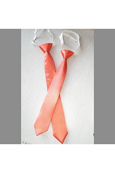 GallanD Tie 9-10 Years Old Children's Plain Satin Tied Unisex Special Day Birthday Wedding Satin Tie