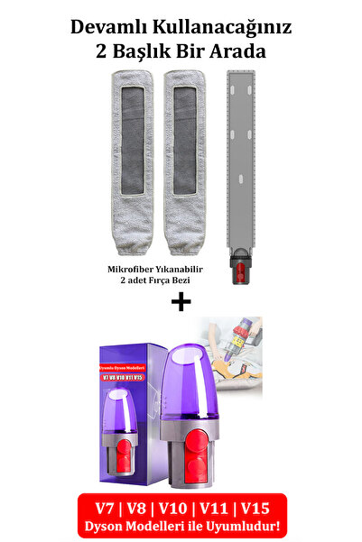 evrobo Temizleme Ve Vakum Başlığı, Dyson Uyumlu Şarjlı Süpürge Modelleri V7 |...