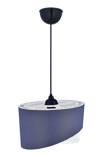 Emg DesiGn Ellipse 2 Tier Fabric Cake Chandelier Children's Room Bedroom Living Room Kitchen Hall