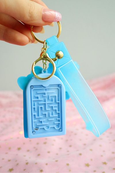 EFBUTİK Blue Kuromi Calculator Keychain