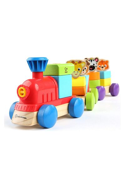 Hape Wooden Block Train Set