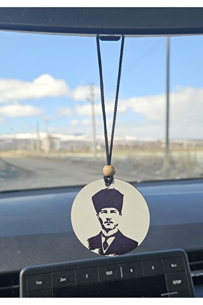 hebmeyy Araba araç araba süsü iki taraflı Atatürk resmi