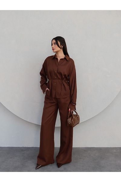 ESRAHELVACI Fabric Set with Tie Waist