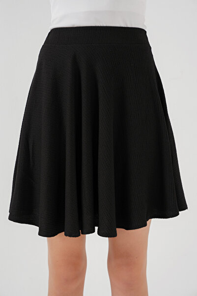 Bigdart 1885-ös kiszélesedő miniszoknya - fekete