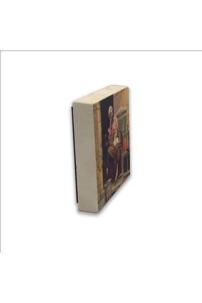 Sadrazam Magnet din piatră naturală imprimat oficial Clerk 5x5 Krt-131