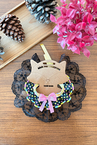 Minikpaw aksesuar طوق قلب للقطط والكلاب من السلالات الصغيرة