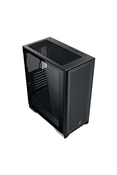 Xigmatek علبة Lux S من الزجاج المقسّى متوسطة الحجم Mid Tower - اسود