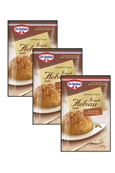 Dr. Oetker PRATİK TATLI SETLERİ, İRMİK HELVASI