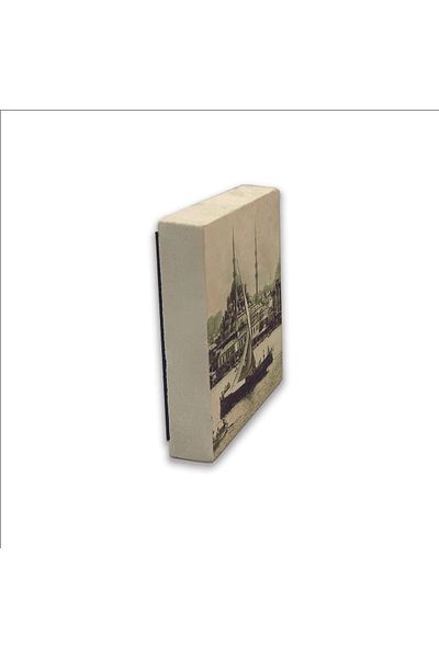 Sadrazam Magnet din piatră naturală imprimat Eminönü New Mosque 5x5 Krt-41