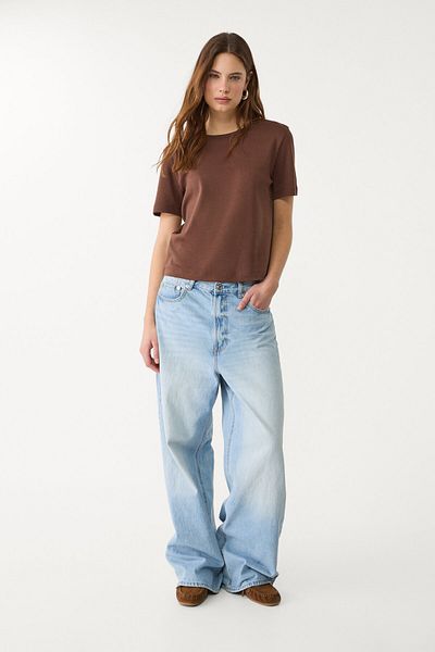 Stradivarius Basic heavy weight regular fit T-shirt