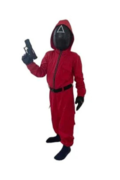 YÜSÜ Çocuk Squid Game Kostümü