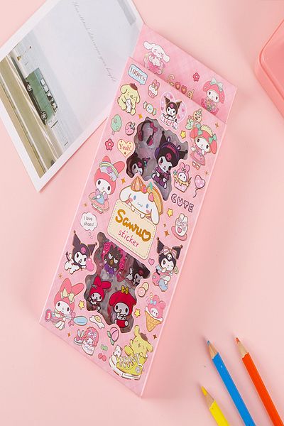 Bold Grup Σετ αυτοκόλλητων Sanrio Characters - 400 τεμάχια - Bullet Journal, Agenda, Journal, Scrapbook Sticker